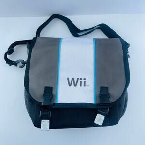 Nintendo Wii Console Messenger Bag Travel Storage Carrying Case